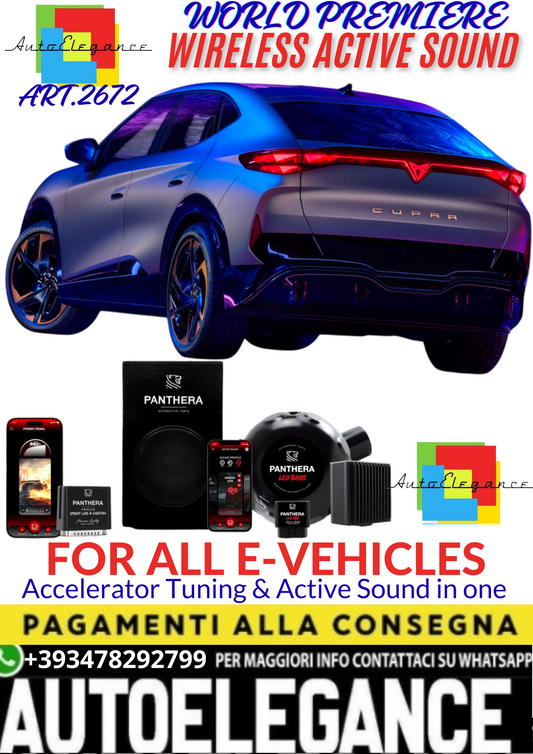 💥💣 ART.2672 PANTHERA WIRELESS ACTIVE SOUND SYSTEM ADATTO PER CUPRA TAVASCAN EV💣💥