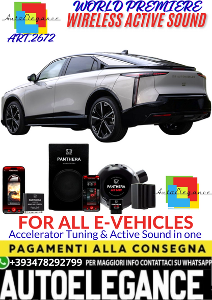 💥💣 ART.2672 PANTHERA WIRELESS ACTIVE SOUND SYSTEM ADATTO PER DS No8 EV💣💥