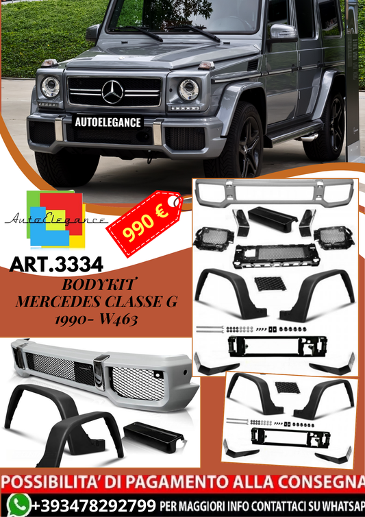 💥ART.3334 BODYKIT adatto per MERCEDES CLASSE G 1990-25  W463 AMG💥