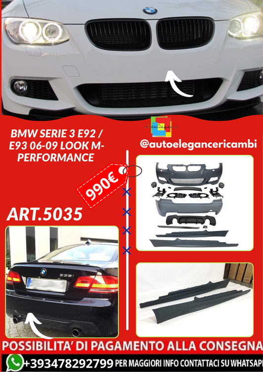 ART.5035 BODYKIT BMW SERIE 3 E92 / E93 06-09 Look M-Performance