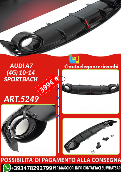 ART.5249  ZTAU17 DIFFUSORI  AUDI A7 (4G) 10-14 SPORTBACK