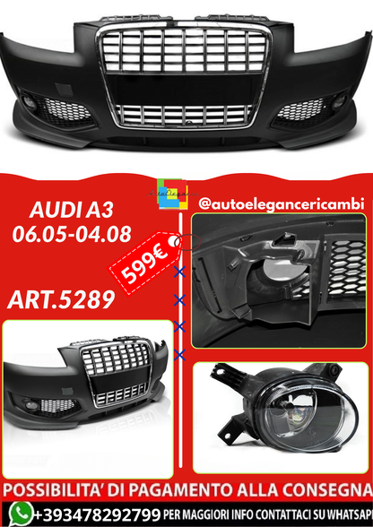 ART.5289 PARAURTI  ANTERIORI AUDI A3 06.05-04.08