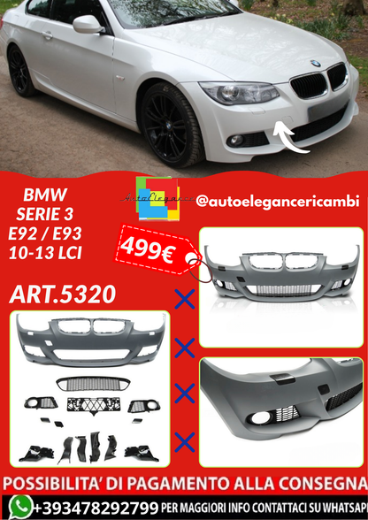 ART.5320  PARAURTI ANTERIORI BMW SERIE 3 E92 / E93 10-13 LCI