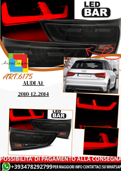 💫 ART.6175 Fanali posteriori LED fume adatti per AUDI A1 2010-12.2014 💫