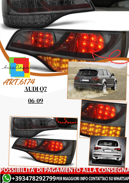 💫 ART.6174 Fanali posteriori LED fume adatti per AUDI Q7 06-09 💫