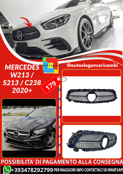 ART.4525  Griglia Mercedes W213 / S213 / C238 2020+ Diamond Fotocamera