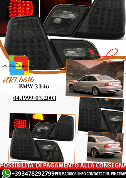 💫ART.6616 Fanale posteriore LED adatto per BMW 3 E46  04.1999-03.2003💫