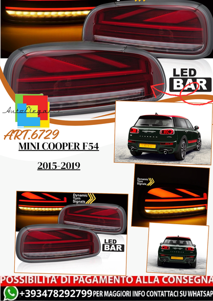 💫ART.6729 Fanale posteriore LED rosso adatto per MINI COOPER F54 2015-19💫