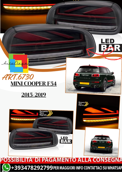 💫ART.6730 Fanale posteriore LED fume adatto per MINI COOPER F54 2015-19💫