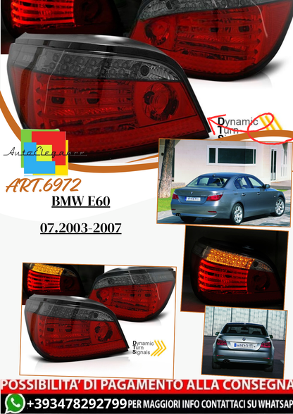 💫ART.6972 Fanale posteriore LED rosso fume adatto per BMW E60 07.2003-2007💫