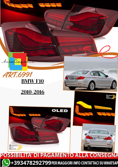 💫ART.6991 Fanale posteriore LED rosso adatto per BMW F10 2010-2016💫