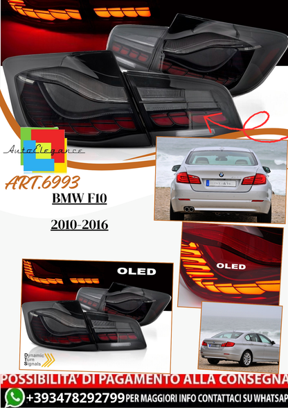 💫ART.6993 Fanale posteriore LED fume adatto per BMW F10 2010-2016💫