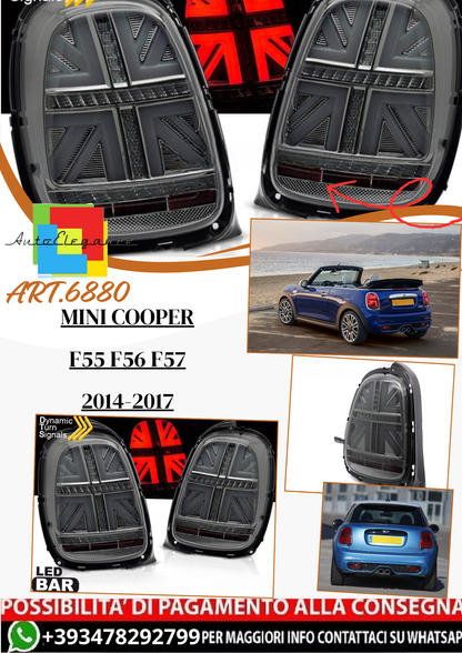 💫ART.6880 Fanale posteriore LED adatto per MINI COOPER F55 F56 F57 2014-2017💫