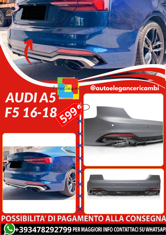 ART.4534  PARAURTI POSTERIORI AUDI A5 F5 16-18