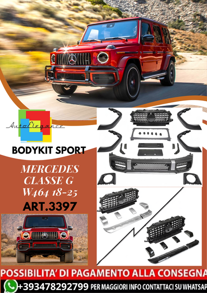 💥ART.3397 BODYKIT SPORT adatto per MERCEDES CLASSE-G W464 18-25💥
