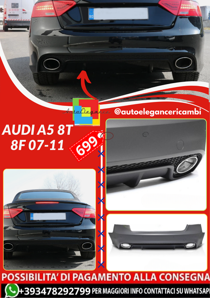 ART.4537 PARAURTI POSTERIORI AUDI A5 8T 8F 07-11