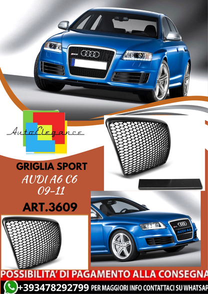💥ART.3609 GRIGLIA SPORT adatto per AUDI A6 C6 09-11💥