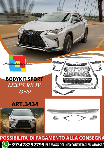 💥ART.3434 BODYKIT SPORT adatto per LEXUS RX IV 15-19💥