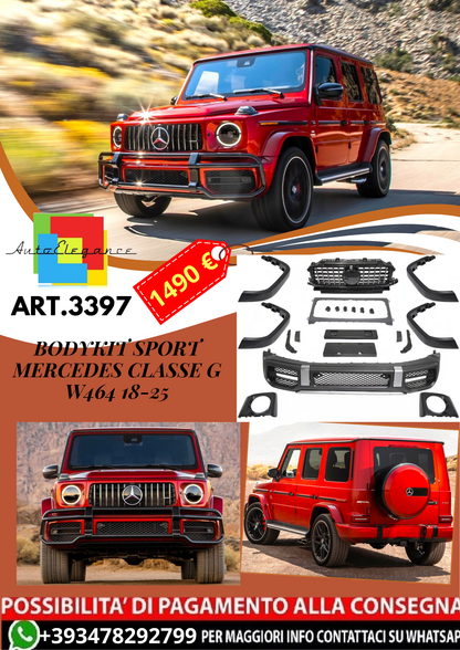 💥ART.3397 BODYKIT SPORT adatto per MERCEDES CLASSE-G W464 18-25💥