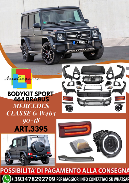 💥ART.3395 BODYKIT SPORT 464 BRABUS adatto per MERCEDES CLASSE-G W463 90-18💥