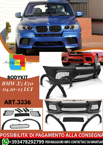 💥ART.3336 BODYKIT SPORT adatto per BMW X5 E70 04.10-13 LCI💥