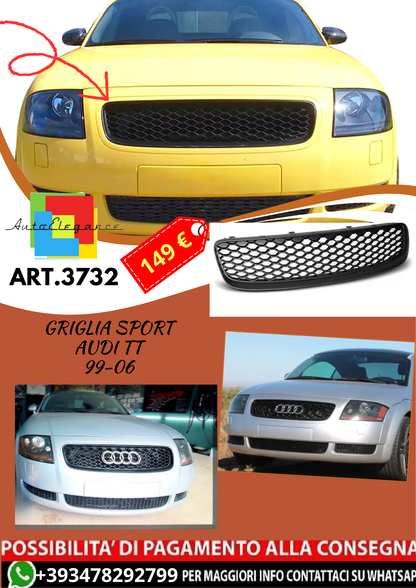 💥ART.3732 GRIGLIA SPORT adatto per AUDI TT 99-06💥