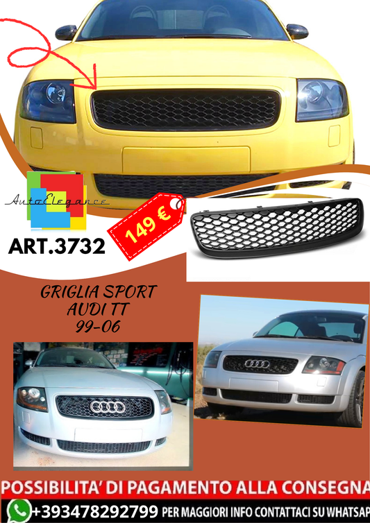 💥ART.3732 GRIGLIA SPORT adatto per AUDI TT 99-06💥