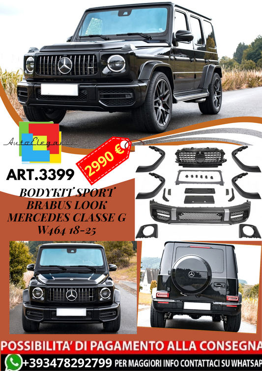 💥ART.3399 BODYKIT SPORT LOOK BRABUS adatto per MERCEDES CLASSE-G W464 18-25💥