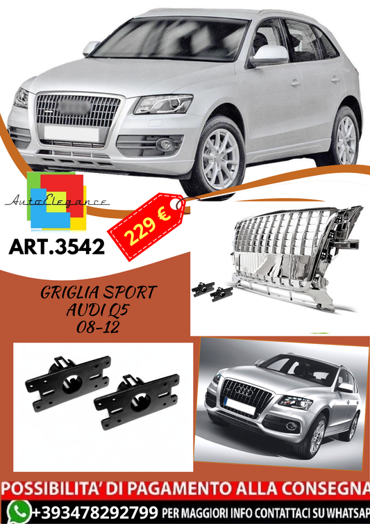 💥ART.3542 GRIGLIA SPORT adatto per AUDI Q5 08-12💥