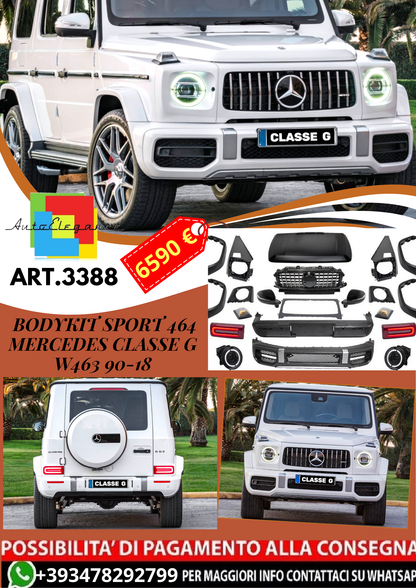 💥ART.3388 BODYKIT SPORT 464 adatto per MERCEDES CLASSE G W463 90-18💥