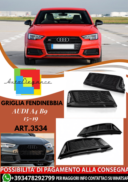 💥ART.3534 GRIGLIA FENDINEBBIA adatto per AUDI A4 B9 15-19💥