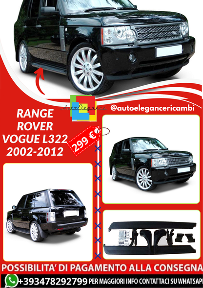 ART.4544  Pedane Laterale Sottoporta Per Range Rover Vogue L322 2002-2012