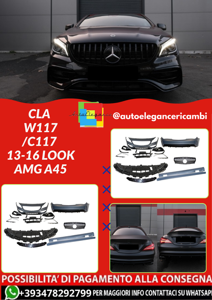 💫Bodykit adatto per CLA W117 / C117 13-16 Look AMG A45💫