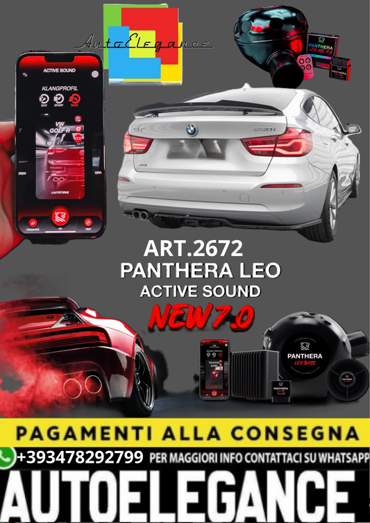 💥💣 ART.2672 PANTHERA SOUND SYSTEM ADATTO PER BMW 3 GT F34 💣💥