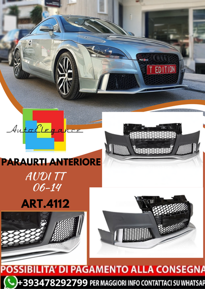 💥ART.4112 Paraurti Anteriore adatto per AUDI TT 06-14 LOOK S LINE💥