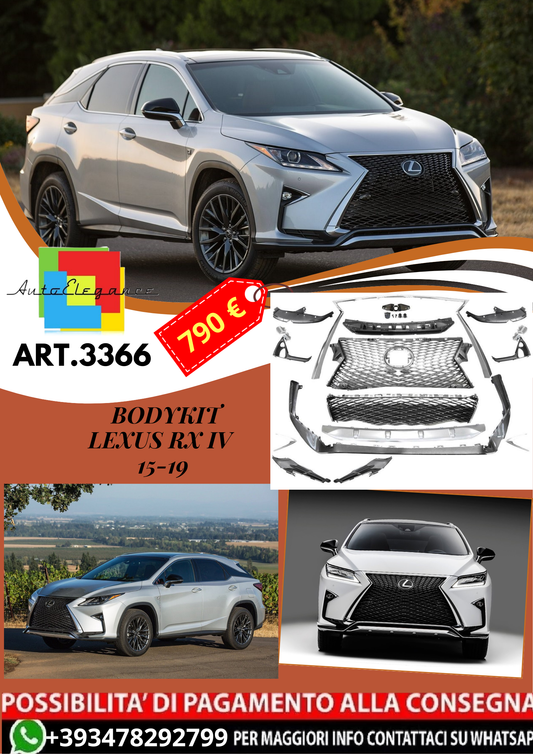 💥ART.3366 BODYKIT adatto per LEXUS RX IV 350 F SPORT 15-19💥
