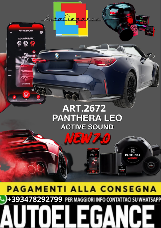 💥💣 ART.2672 PANTHERA SOUND SYSTEM ADATTO PER BMW M4 CABRIOLET G83 💣💥