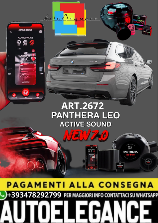 💥💣 ART.2672 PANTHERA SOUND SYSTEM ADATTO PER BMW 5/M5/M550i/M550d TOURING G31 💣💥