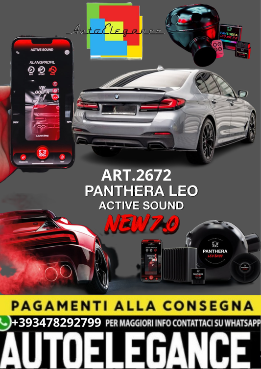 💥💣 ART.2672 PANTHERA SOUND SYSTEM ADATTO PER BMW 5/M5/M550i/M550d G30 FL 💣💥