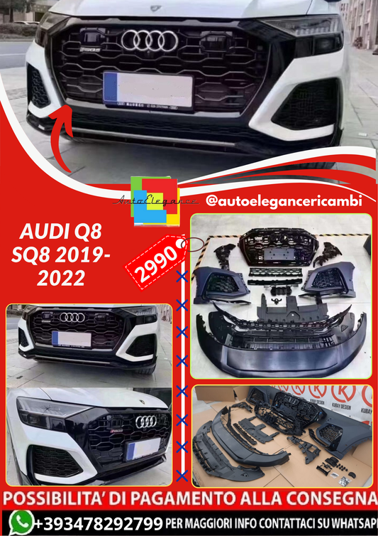 ART.4507 PARAURTI ANTERIORI  Audi Q8 SQ8 2019-2022