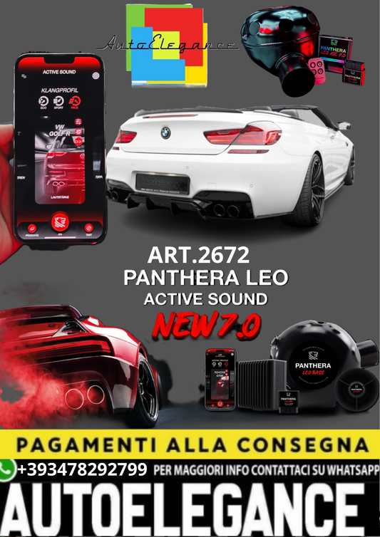 💥💣 ART.2672 PANTHERA SOUND SYSTEM ADATTO PER BMW 6/M6 CABRIOLET F12💣💥