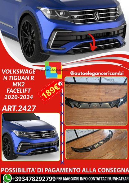 ART.2427 SPLITTER VOLKSWAGEN TIGUAN R MK2 FACELIFT 2020-2024