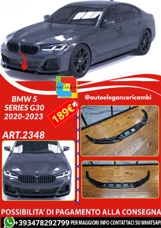 ART.2348  SPLITTER BMW 5 SERIES G30 FACELIFT M-PACK 2020-2023