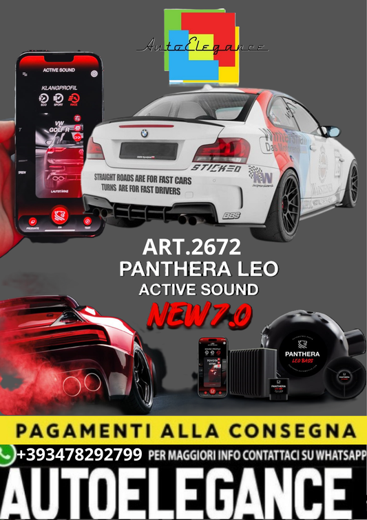 💥💣 ART.2672 PANTHERA SOUND SYSTEM ADATTO PER BMW M1💣💥