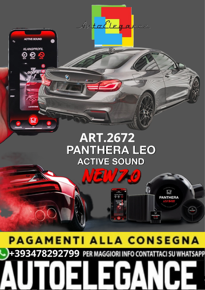 💥💣 ART.2672 PANTHERA SOUND SYSTEM ADATTO PER BMW M4 F82 💣💥