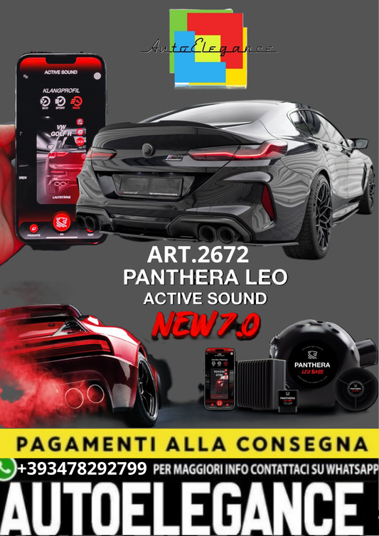 💥💣 ART.2672 PANTHERA SOUND SYSTEM ADATTO PER BMW M8 F92/F93💣💥