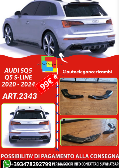 ART.2343  FLAP AUDI SQ5 Q5 S-LINE SUV SPORTBACK MK2 FACELIFT 2020 - 2024