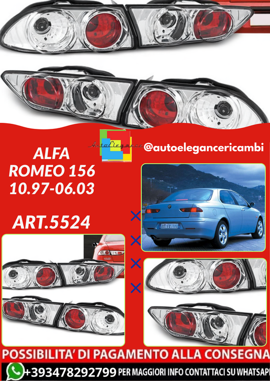 💫ART.5524 FARI POSTERIORE ADATTO PER ALFA ROMEO 156 10.97-06.03💫