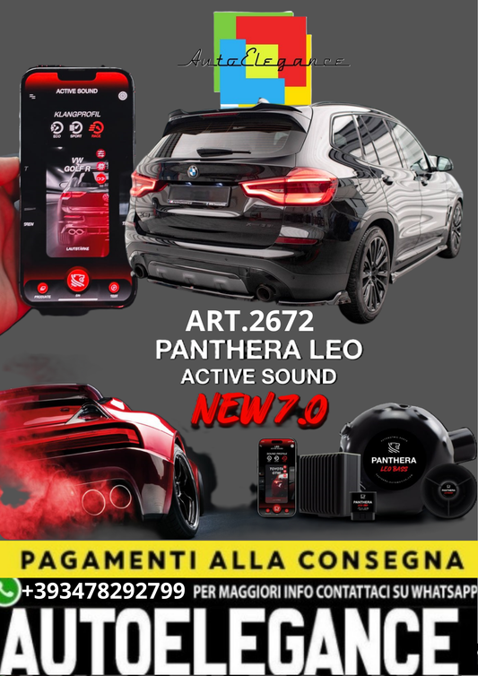 💥💣 ART.2672 PANTHERA SOUND SYSTEM ADATTO PER BMW X3 / M40d / M40i G01 💣💥