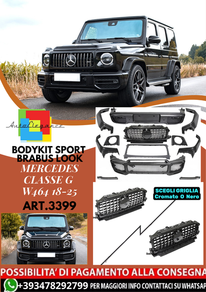 💥ART.3399 BODYKIT SPORT LOOK BRABUS adatto per MERCEDES CLASSE-G W464 18-25💥